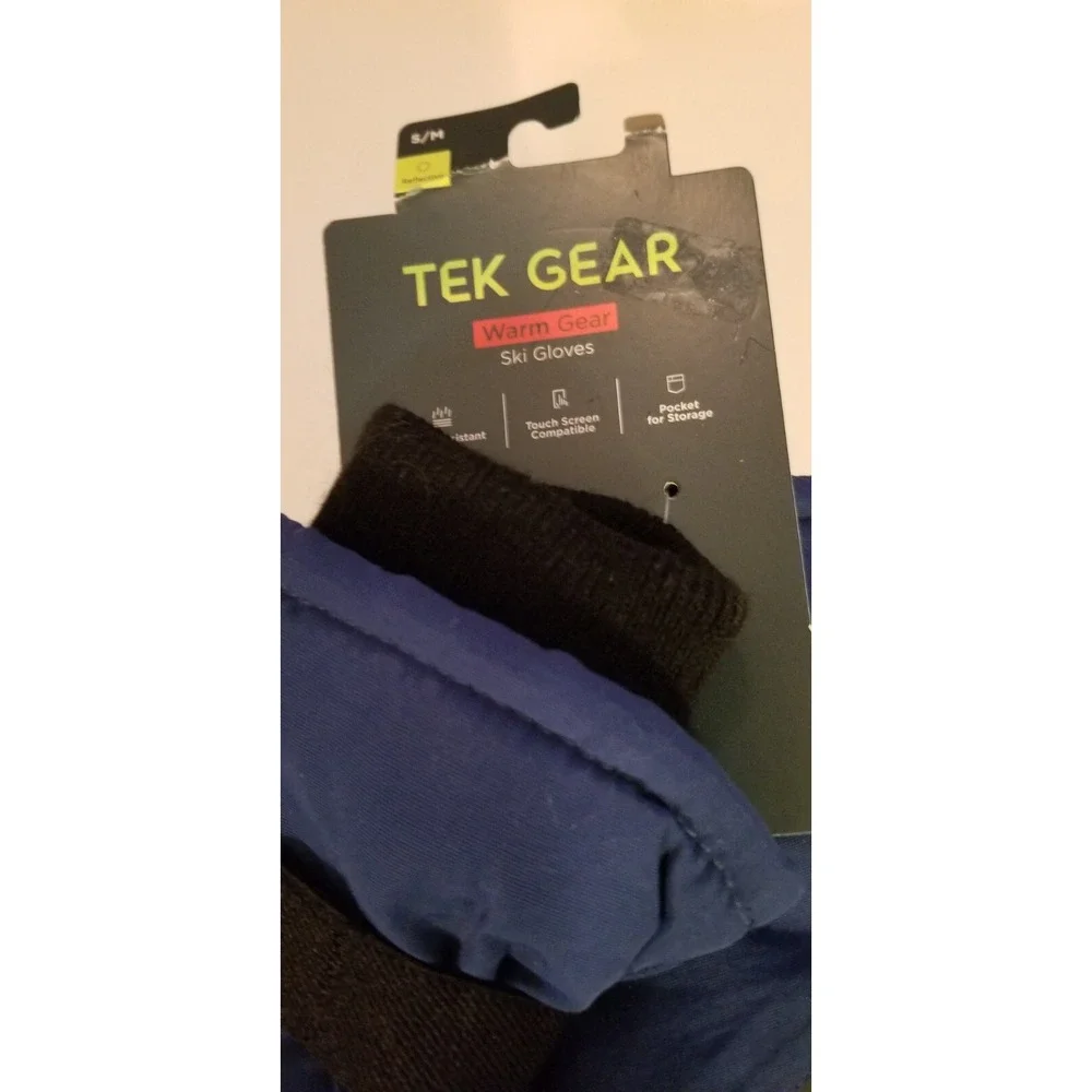 Mens 3M Thinsulate Warmest Gloves Sz S/M Water Resistant Touchscreen Grey